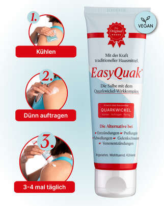 Sie sehen eine Packung EasyQuak®, Produktbild: 03 EasyQuak®, A-Nr.: 5824208 - 03