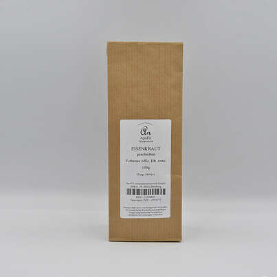 Sie sehen eine Packung Eisenkraut offizinell geschnitten, Produktbild: 01 Eisenkraut offizinell geschnitten, A-Nr.: 4791375 - 01