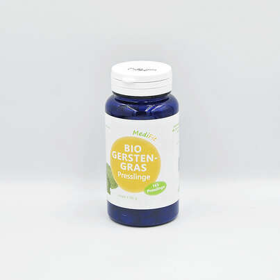 Sie sehen eine Packung Gerstengras Bio Presslinge, Produktbild: 01 Gerstengras Bio Presslinge, A-Nr.: 4547379 - 01