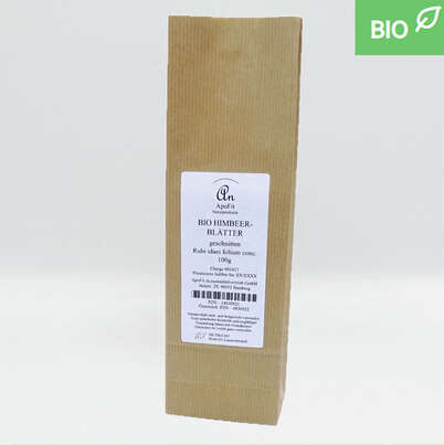 Bio Himbeerblätter geschnitten, A-Nr.: 4830922 - 01