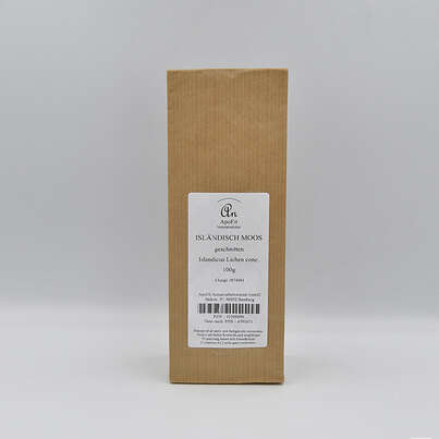 Sie sehen eine Packung Isländisch Moos geschnitten, Produktbild: 01 Isländisch Moos geschnitten, A-Nr.: 4791671 - 01