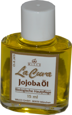 Sie sehen eine Packung Wilco LaCura Jojoba Öl, Produktbild: 01 Wilco LaCura Jojoba Öl, A-Nr.: 2698789 - 01