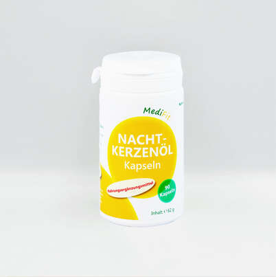 Sie sehen eine Packung Nachtkerzenöl 500 mg Kapseln, Produktbild: 01 Nachtkerzenöl 500 mg Kapseln, A-Nr.: 4547540 - 01