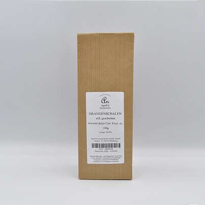 Sie sehen eine Packung Orangenschalen süß geschnitten, Produktbild: 01 Orangenschalen süß geschnitten, A-Nr.: 4791990 - 01