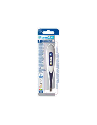 Sie sehen eine Packung Pharmadoct Digitales Thermometer, Produktbild: 01 Pharmadoct Digitales Thermometer, A-Nr.: 5432520 - 01
