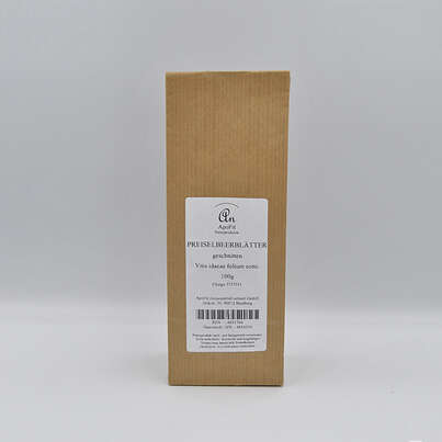 Sie sehen eine Packung Preiselbeerblätter geschnitten, Produktbild: 01 Preiselbeerblätter geschnitten, A-Nr.: 4834334 - 01