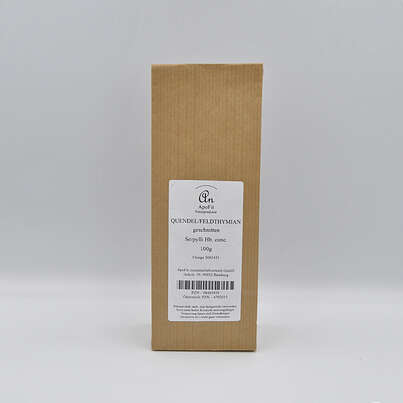 Sie sehen eine Packung Quendel / Feldthymian geschnitten, Produktbild: 01 Quendel / Feldthymian geschnitten, A-Nr.: 4792015 - 01