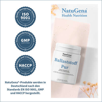 Sie sehen eine Packung NatuGena BallastStoffPur Pulver, Produktbild: 03 NatuGena BallastStoffPur Pulver, A-Nr.: 5699105 - 03