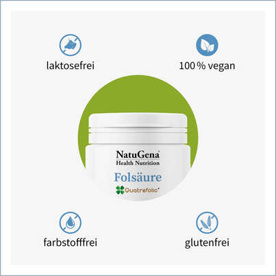 NatuGena Folsäure Tabletten, A-Nr.: 5699140 - 02