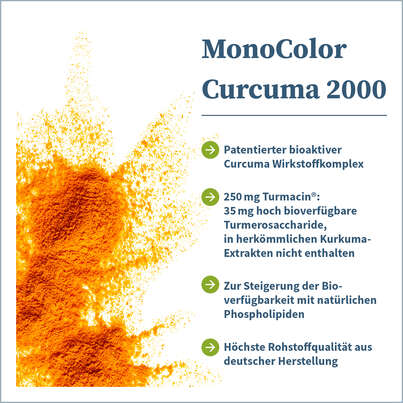 Sie sehen eine Packung NatuGena MonoColor Curcuma 2000, Produktbild: 02 NatuGena MonoColor Curcuma 2000, A-Nr.: 5675889 - 02