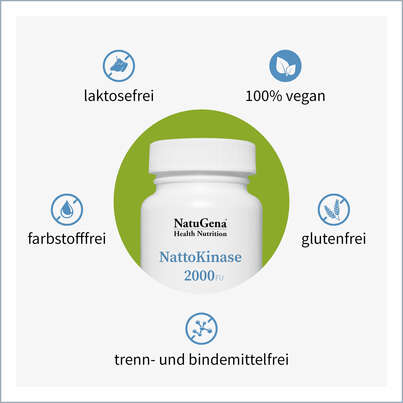NatuGena NattoKinase 2000 Kapseln, A-Nr.: 5699453 - 02