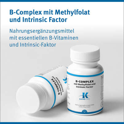 B-Complex mit Metafolin und Intrinsic Faktor Klean Labs Kapseln, A-Nr.: 5395664 - 06
