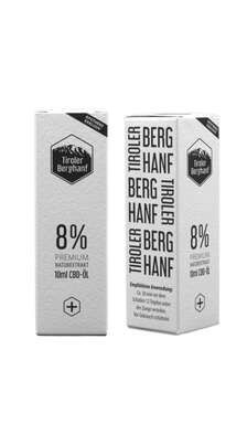 PREMIUM CBD-Öl 8%, 10 ml, mit Melatonin, A-Nr.: 5837665 - 01