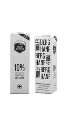 PREMIUM CBD-Öl 10 %, 10 ml, A-Nr.: 5837671 - 01