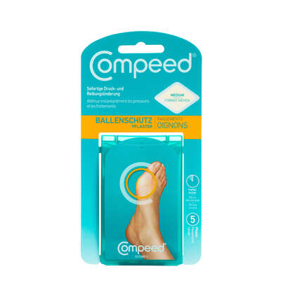Sie sehen eine Packung COMPEED BALLENSCHUTZPFL, Produktbild: 01 COMPEED BALLENSCHUTZPFL, A-Nr.: 4406271 - 01