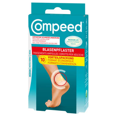 Sie sehen eine Packung COMPEED BLASENPFL MEDIUM NEU, Produktbild: 01 COMPEED BLASENPFL MEDIUM NEU, A-Nr.: 5637943 - 01