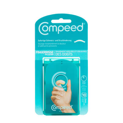 Sie sehen eine Packung COMPEED FINGERRISSE, Produktbild: 01 COMPEED FINGERRISSE, A-Nr.: 5256856 - 01