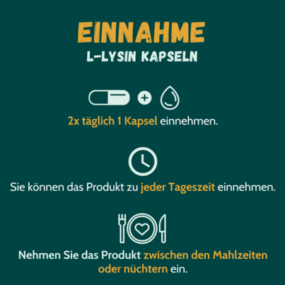 Sie sehen eine Packung L-Lysin 500 mg MONO 180 Kapseln, Produktbild: 02 L-Lysin 500 mg MONO 180 Kapseln, A-Nr.: 5446611 - 02
