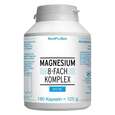Sie sehen eine Packung Magnesium 8-fach Komplex 400 mg 180 Kapseln, Produktbild: 01 Magnesium 8-fach Komplex 400 mg 180 Kapseln, A-Nr.: 5374892 - 01