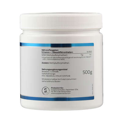 Sie sehen eine Packung MSM Pulver Klean Labs, Produktbild: 02 MSM Pulver Klean Labs, A-Nr.: 5747548 - 02