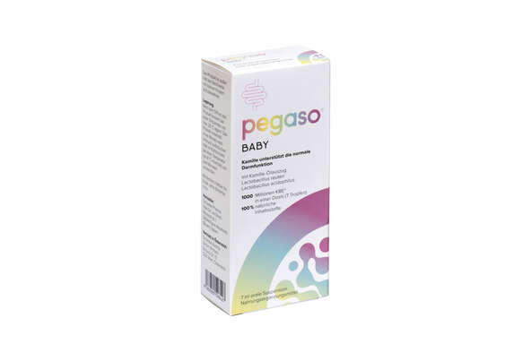 Sie sehen eine Packung pegaso® Baby orale Suspension, Produktbild: 01 pegaso® Baby orale Suspension, A-Nr.: 5526422 - 01