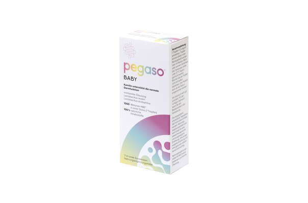 Sie sehen eine Packung pegaso® Baby orale Suspension, Produktbild: 02 pegaso® Baby orale Suspension, A-Nr.: 5526422 - 02
