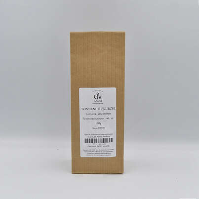 Sie sehen eine Packung Sonnenhutwurzel Purpurea geschnitten, Produktbild: 01 Sonnenhutwurzel Purpurea geschnitten, A-Nr.: 4834506 - 01
