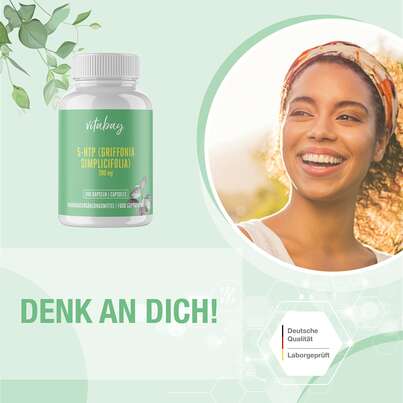 Vitabay 5-HTP 200 mg Kapseln, A-Nr.: 5878256 - 04