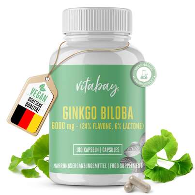 Vitabay Ginkgo Biloba 6000 mg Kapseln, A-Nr.: 5881181 - 02