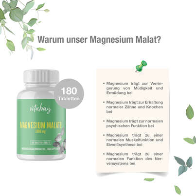 Vitabay Magnesium Malate 1000 mg Tabletten, A-Nr.: 5877788 - 04