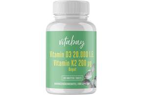 Vitabay D3 Depot 20.000 I.E. + Vitamin K2 200 mcg Tabletten, A-Nr.: 5877736 - 01