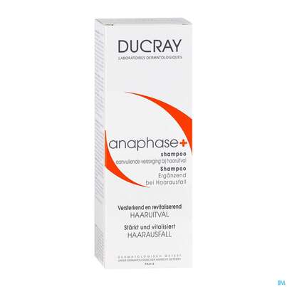 Sie sehen eine Packung Ducray Anaphase+ Ergänzungs-shampoo Gegen Haarausfall 200ml, Produktbild: 03 Ducray Anaphase+ Ergänzungs-shampoo Gegen Haarausfall 200ml, A-Nr.: 4541046 - 03