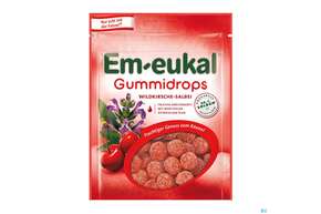 Em-eukal Gummidrops Zuckerhaltig Wildkirsche-salbei 90g, A-Nr.: 4517102 - 01