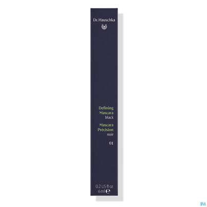 Sie sehen eine Packung Dr. Hauschka Defining Mascara 01 Black 6ml, Produktbild: 01 Dr. Hauschka Defining Mascara 01 Black 6ml, A-Nr.: 4592351 - 01