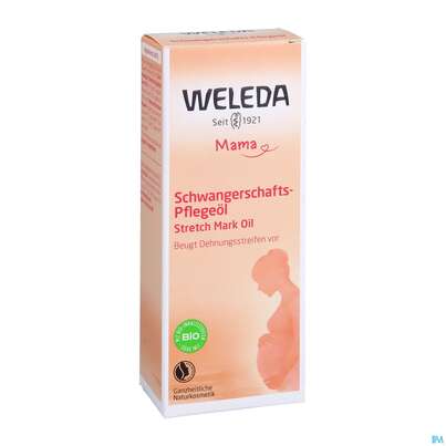 Sie sehen eine Packung Weleda Schwangerschafts-pflegeoel Neu 100ml, Produktbild: 03 Weleda Schwangerschafts-pflegeoel Neu 100ml, A-Nr.: 4583665 - 03