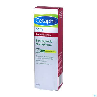 Sie sehen eine Packung Cetaphil Pro/redness Control Nachtpflege Beruhigend 50ml, Produktbild: 02 Cetaphil Pro/redness Control Nachtpflege Beruhigend 50ml, A-Nr.: 4731522 - 02