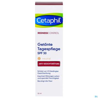 Sie sehen eine Packung Cetaphil Pro/redness Control Getoente Tagespflege Spf30 50ml, Produktbild: 01 Cetaphil Pro/redness Control Getoente Tagespflege Spf30 50ml, A-Nr.: 4731539 - 01