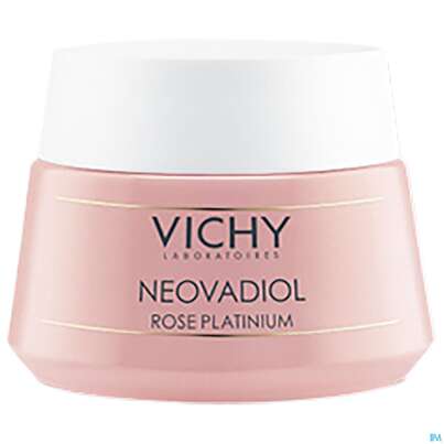 Sie sehen eine Packung Vichy Neovadiol Rose Platinium 50ml, Produktbild: 04 Vichy Neovadiol Rose Platinium 50ml, A-Nr.: 4732214 - 04