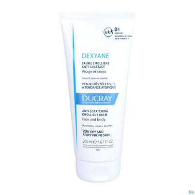 Sie sehen eine Packung Ducray Dexyane Balsam Gegen Juckreiz 200ml, Produktbild: 06 Ducray Dexyane Balsam Gegen Juckreiz 200ml, A-Nr.: 5630711 - 06