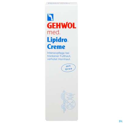 Sie sehen eine Packung Gehwol Med.lipidro Creme Nr 64142 125ml, Produktbild: 01 Gehwol Med.lipidro Creme Nr 64142 125ml, A-Nr.: 2711863 - 01
