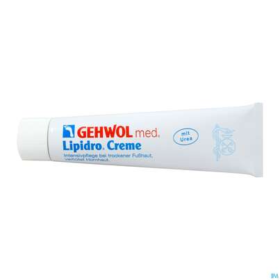 Sie sehen eine Packung Gehwol Med.lipidro Creme Nr 64142 125ml, Produktbild: 05 Gehwol Med.lipidro Creme Nr 64142 125ml, A-Nr.: 2711863 - 05