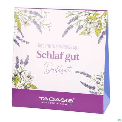 Sie sehen eine Packung Taoasis Schlaf Gut Duftset Mit 5ml Schlaf Gut Und Tonkrug, Produktbild: 02 Taoasis Schlaf Gut Duftset Mit 5ml Schlaf Gut Und Tonkrug, A-Nr.: 3165724 - 02
