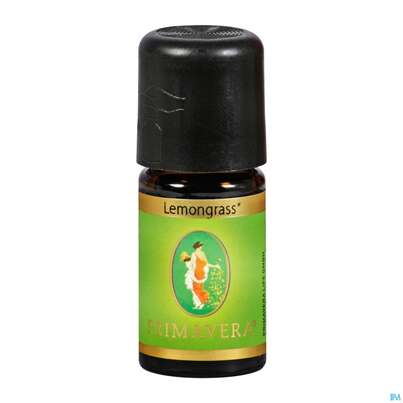 Sie sehen eine Packung Aetherische Oele Primavera Lemongrass Bio 5ml, Produktbild: 02 Aetherische Oele Primavera Lemongrass Bio 5ml, A-Nr.: 3160394 - 02