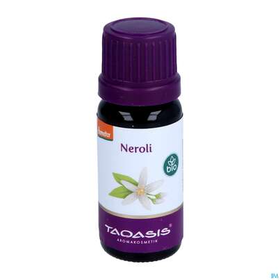 Sie sehen eine Packung Taoasis Neroliöl Bio 2 % In Demeter Jojobaöl 10ml, Produktbild: 01 Taoasis Neroliöl Bio 2 % In Demeter Jojobaöl 10ml, A-Nr.: 3165084 - 01