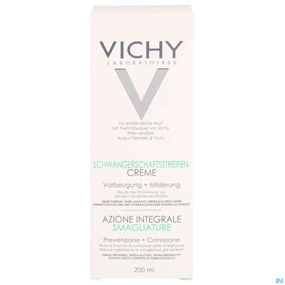 Sie sehen eine Packung Vichy Schwangerschaftsstreifen- Creme 200ml, Produktbild: 01 Vichy Schwangerschaftsstreifen- Creme 200ml, A-Nr.: 3173942 - 01