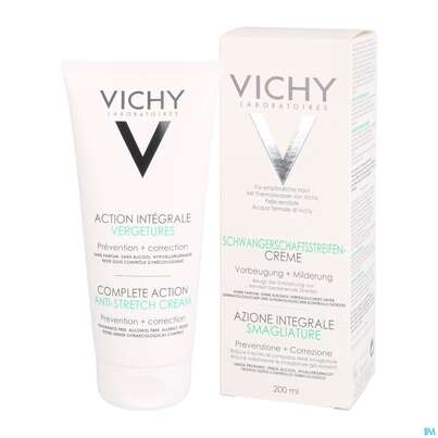 Sie sehen eine Packung Vichy Schwangerschaftsstreifen- Creme 200ml, Produktbild: 04 Vichy Schwangerschaftsstreifen- Creme 200ml, A-Nr.: 3173942 - 04