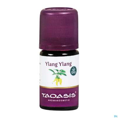 Sie sehen eine Packung Aetherische Oele Taoasis Bio Ylang Ylang 5ml, Produktbild: 01 Aetherische Oele Taoasis Bio Ylang Ylang 5ml, A-Nr.: 3166681 - 01