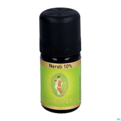 Sie sehen eine Packung Aetherische Oele Primavera Neroli 10% 5ml, Produktbild: 04 Aetherische Oele Primavera Neroli 10% 5ml, A-Nr.: 3160454 - 04