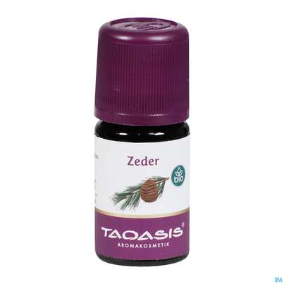 Sie sehen eine Packung Aetherische Oele Taoasis Bio Zeder 5ml, Produktbild: 01 Aetherische Oele Taoasis Bio Zeder 5ml, A-Nr.: 3166899 - 01