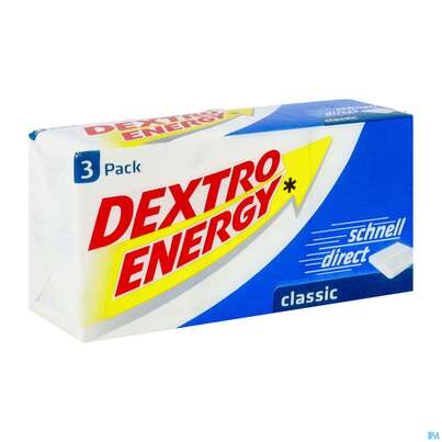 Sie sehen eine Packung Dextro Energy 3er Wuerfel Neutral 138g, Produktbild: 02 Dextro Energy 3er Wuerfel Neutral 138g, A-Nr.: 3207718 - 02